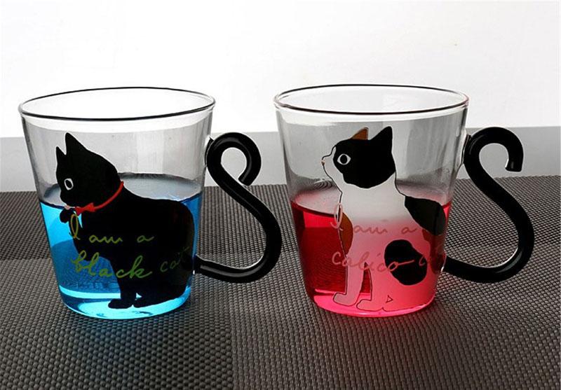 Meow - Glass Cat Mug | Stornfield