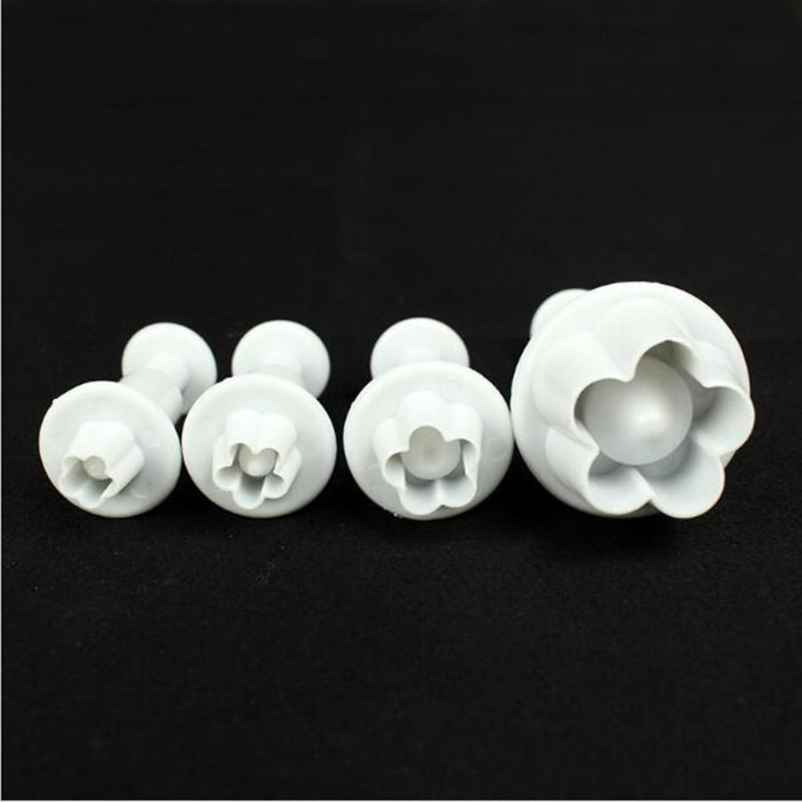 4 Piece Set - Plum Flower Shape Pastry Decorating Tools | Stornfield