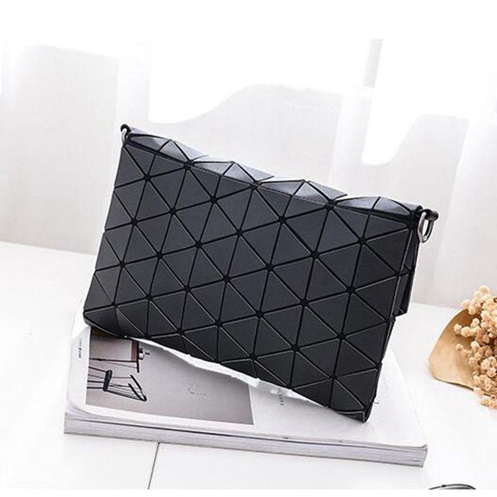 Abstract Geometric Matte Shoulder Bag | Stornfield