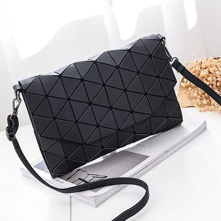 Abstract Geometric Matte Shoulder Bag | Stornfield