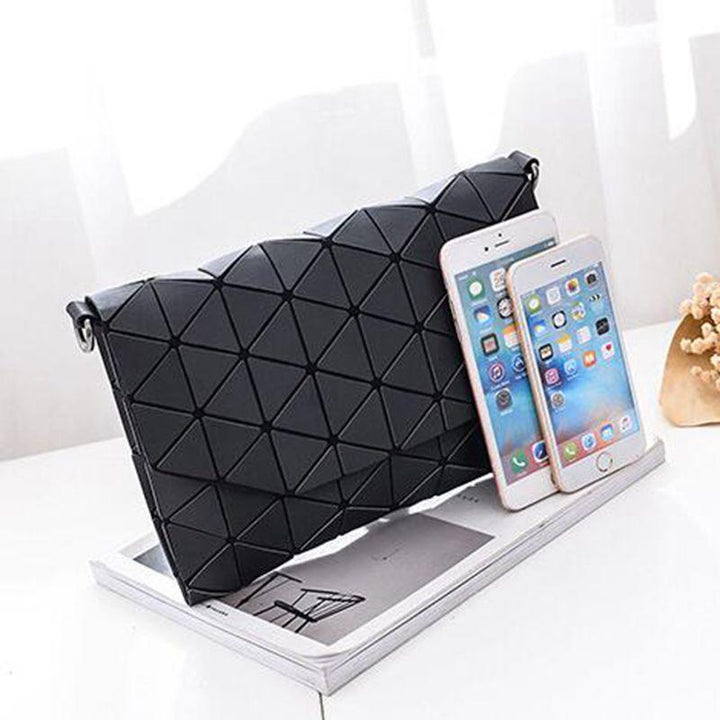 Abstract Geometric Matte Shoulder Bag | Stornfield