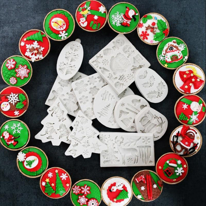 Christmas Silicone Cookie Molds | Stornfield