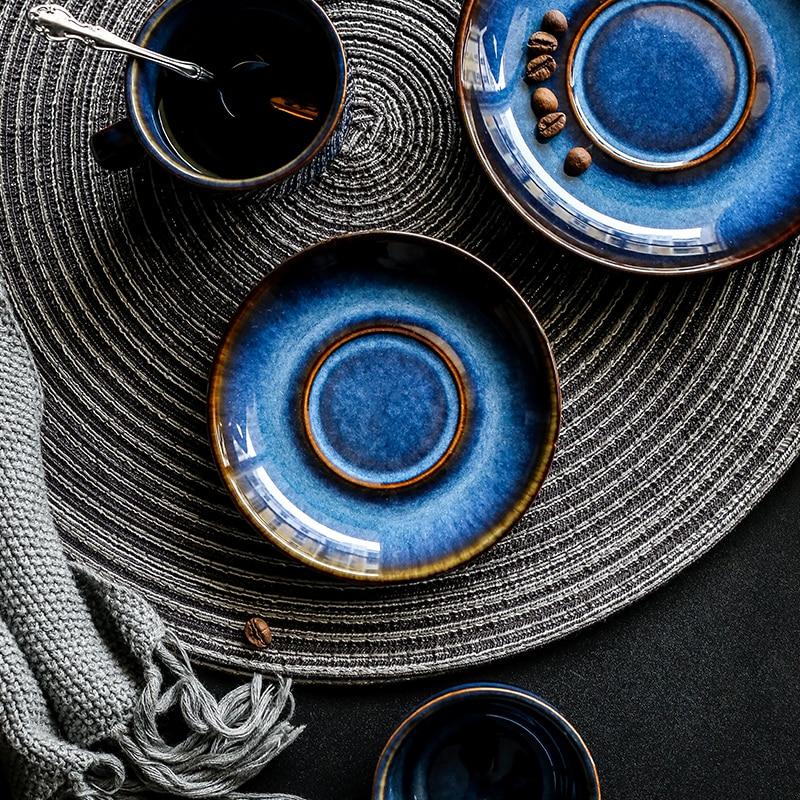 Cat Eye Blue Ceramic Mug | Stornfield