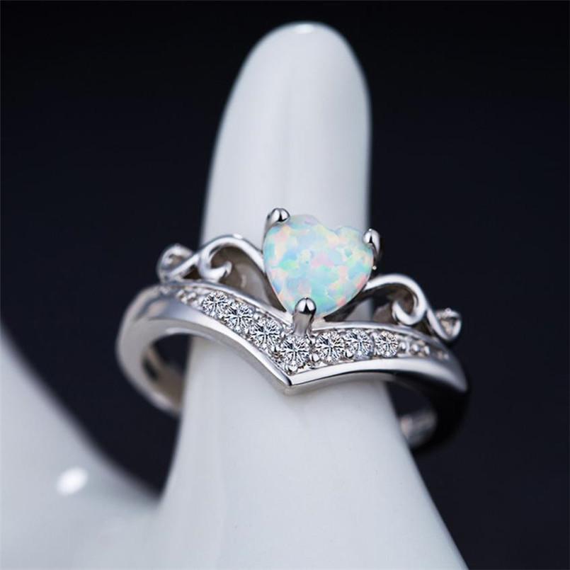 Oval Cut Heart Fire Opal Ring | Stornfield