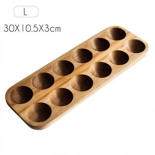 Wooden Japanese Style Egg Storage Box | Stonrfield