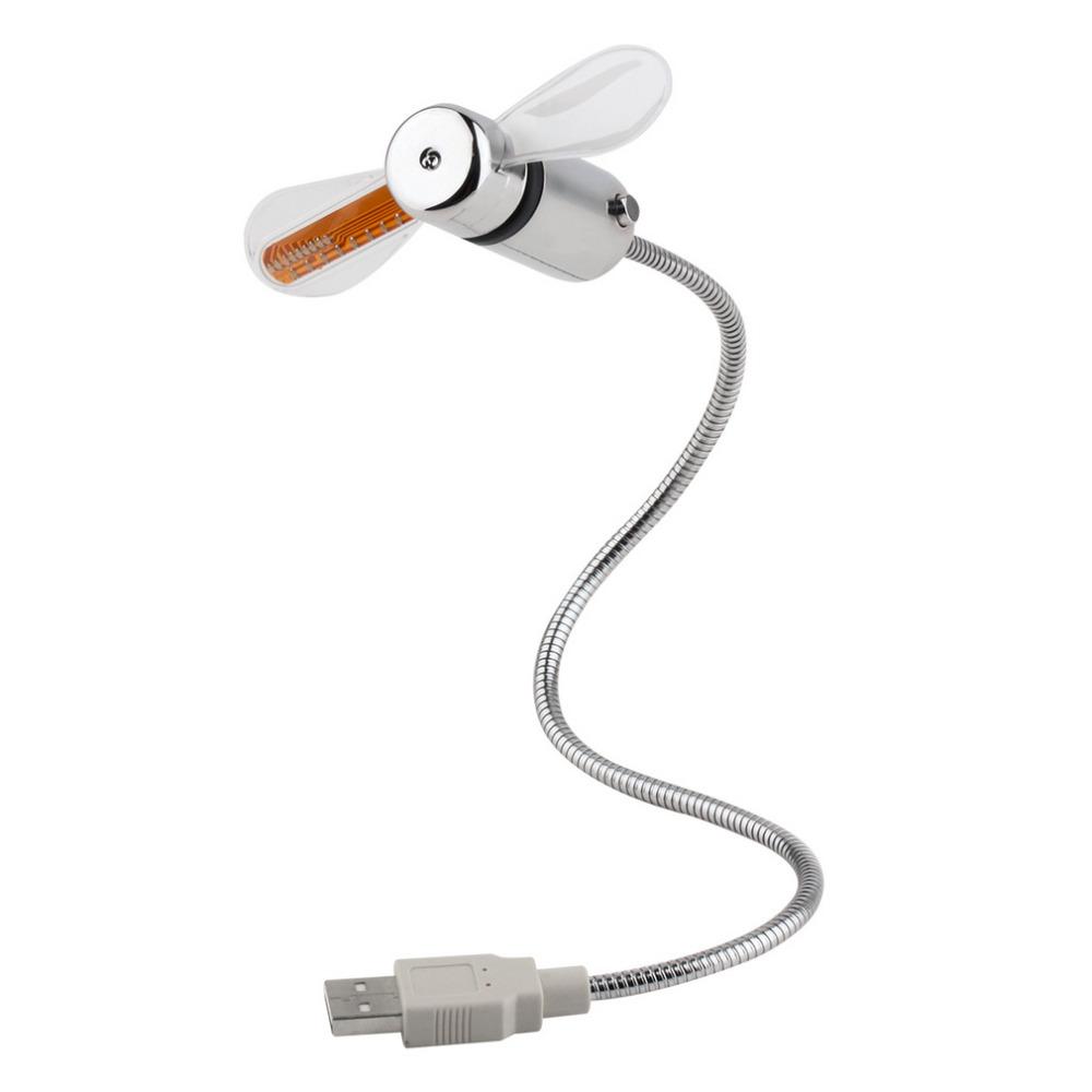 USB Mini Fan with LED Time | Stornfield