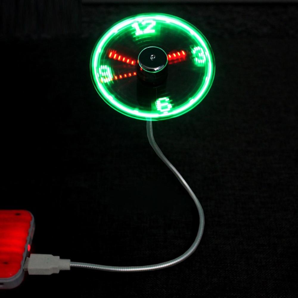 USB Mini Fan with LED Time | Stornfield
