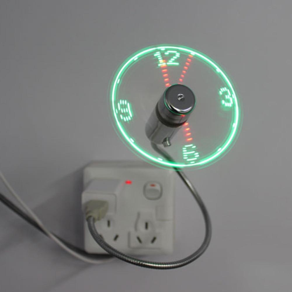 USB Mini Fan with LED Time | Stornfield