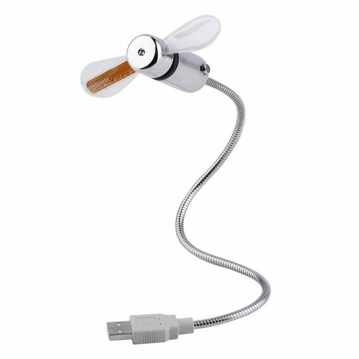 USB Mini Fan with LED Time | Stornfield