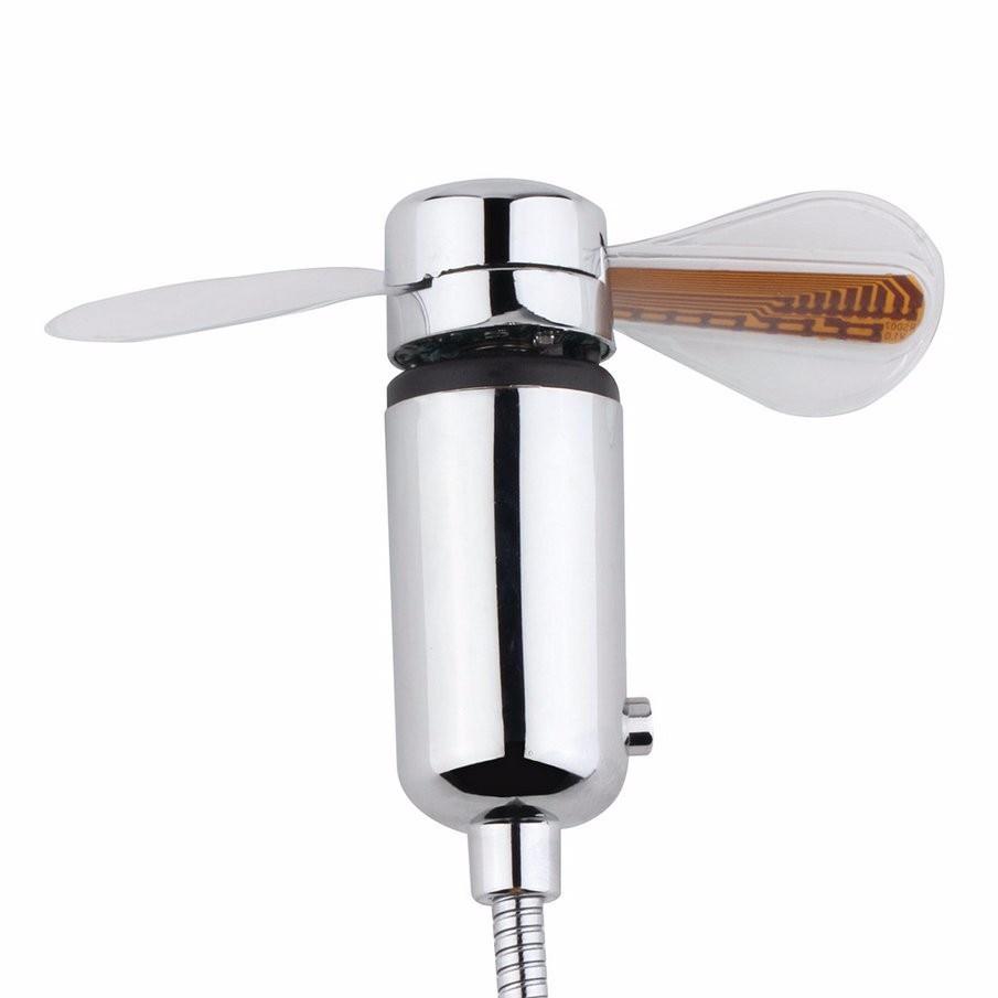 USB Mini Fan with LED Time | Stornfield