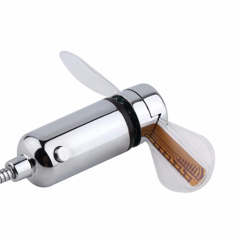 USB Mini Fan with LED Time | Stornfield