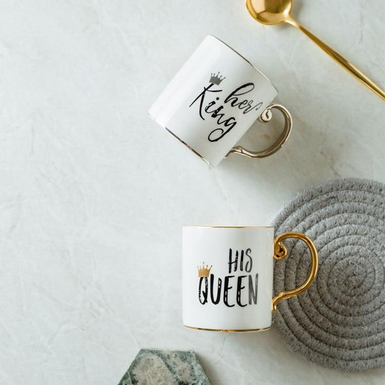Luxury King & Queen Coffee Mugs | Stornfield