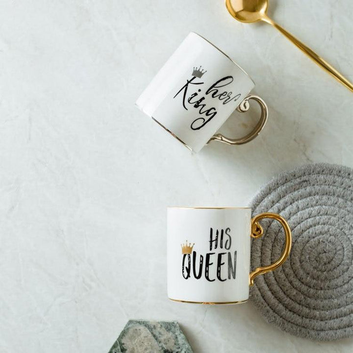 Luxury King & Queen Coffee Mugs | Stornfield