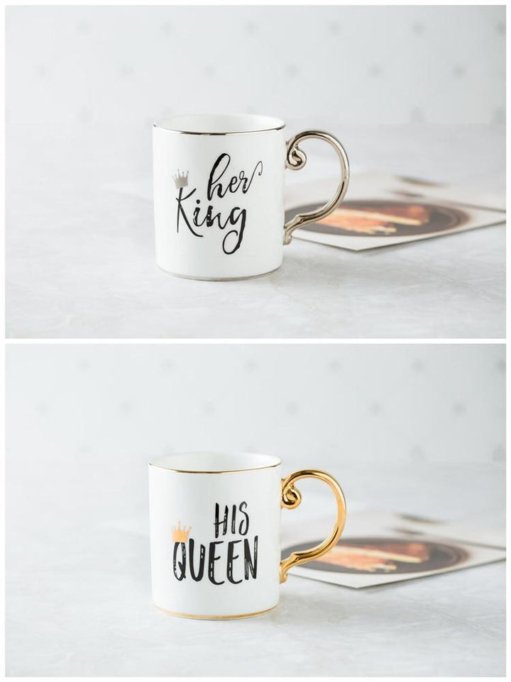 Luxury King & Queen Coffee Mugs | Stornfield