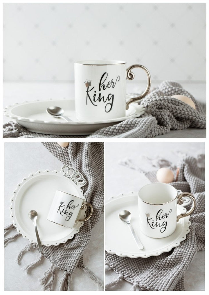 Luxury King & Queen Coffee Mugs | Stornfield