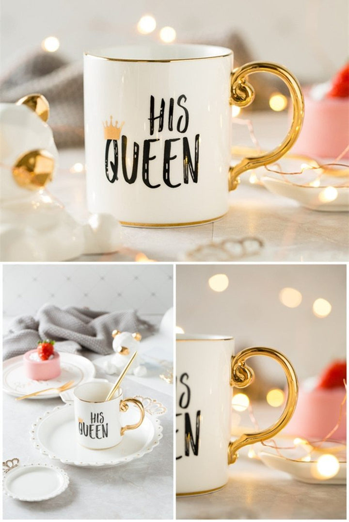 Luxury King & Queen Coffee Mugs | Stornfield
