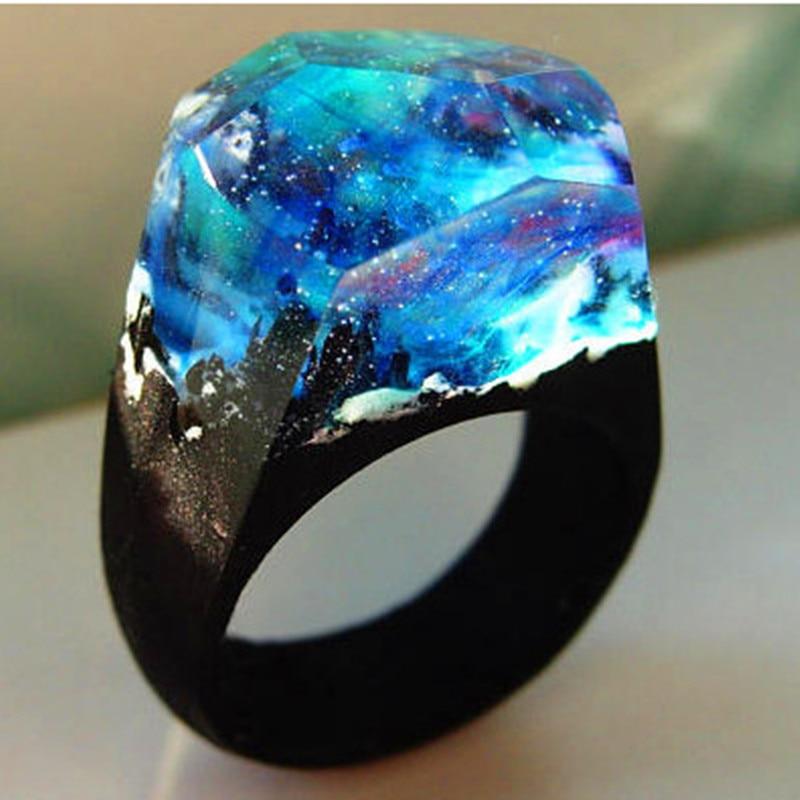 Quanta - Northern Lights Resin Ring | Stornfield