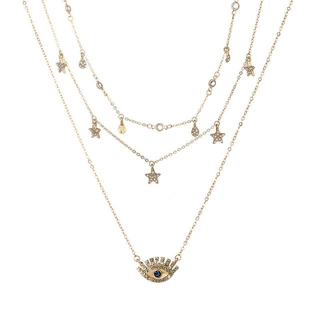 Multi Layered Boho Droplet Necklaces | Stornfield