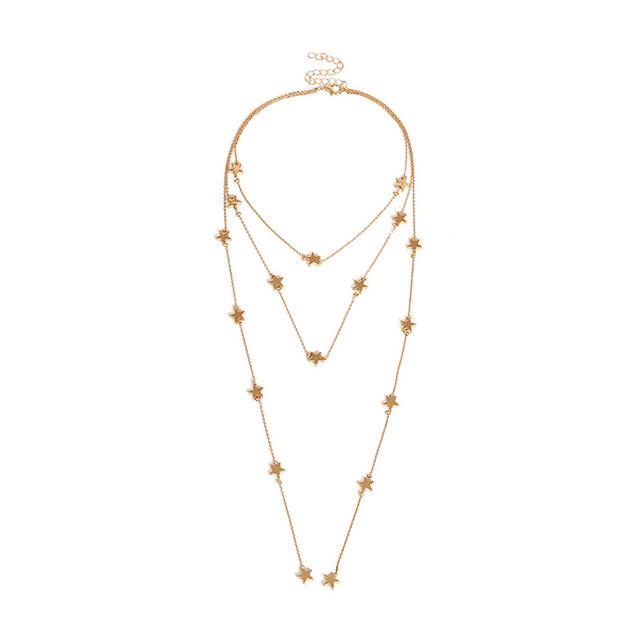 Multi Layered Boho Droplet Necklaces | Stornfield