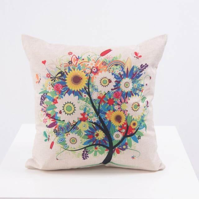 Decorative Tree Printed Home Cute Pillow Cases | Stonrfield