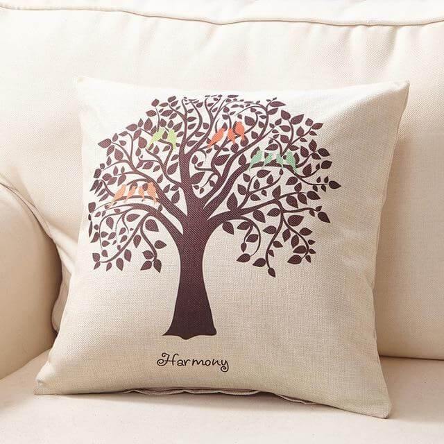 Decorative Tree Printed Home Cute Pillow Cases | Stonrfield