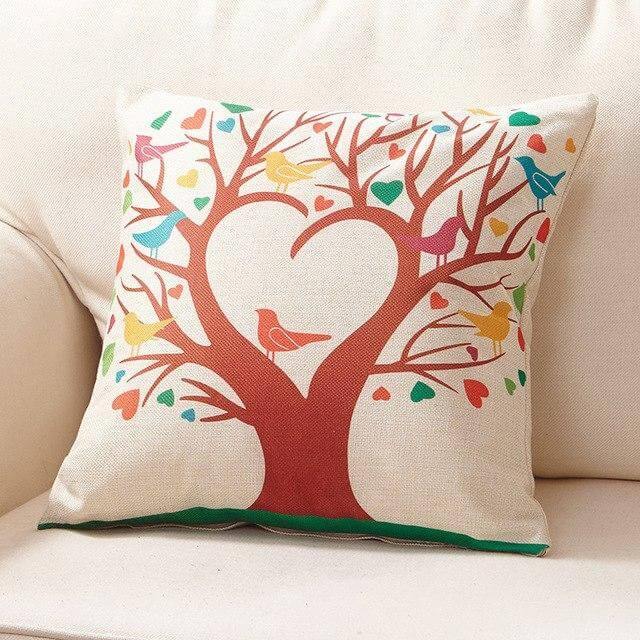 Decorative Tree Printed Home Cute Pillow Cases | Stonrfield
