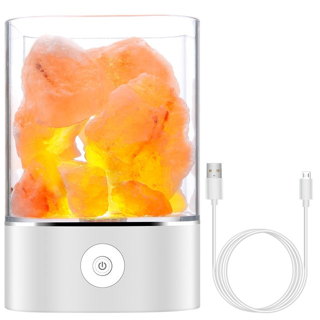 Stornfield | Himalayan Salt Lamp and Air Purifier White