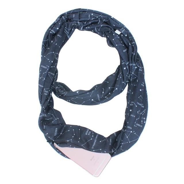 Multi-Way Infinity Scarf with Pocket | Stornfield