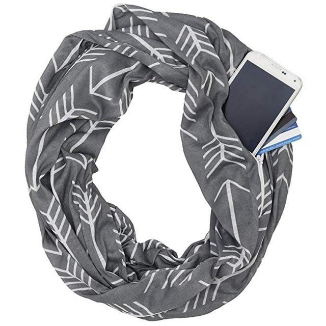 Multi-Way Infinity Scarf with Pocket | Stornfield