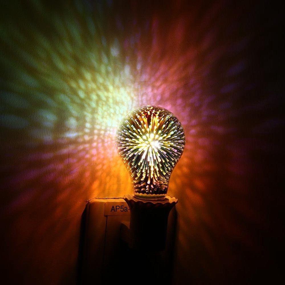 3D Stars LED Fireworks Effect Night Light | Stornfield