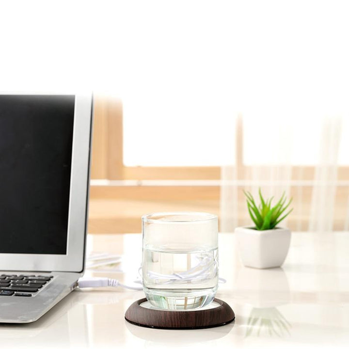 USB Cup Warmer - Wood Grain | Stornfield