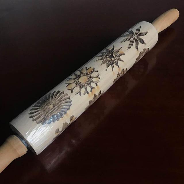 Christmas Embossing Rolling Pin | Stornfield