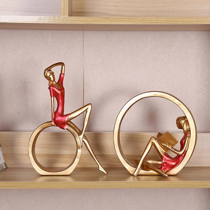 Creative European Miniature Modern Girl Figurines | Stornfield
