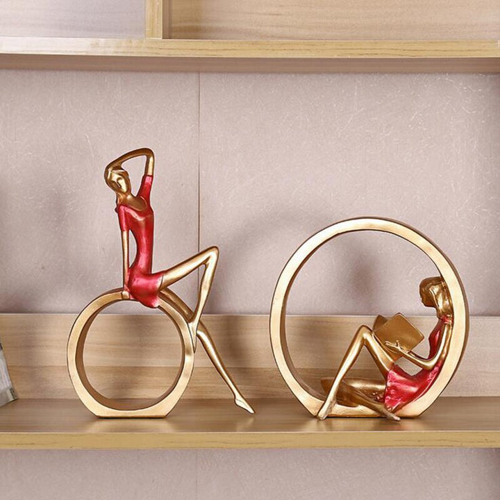 Creative European Miniature Modern Girl Figurines | Stornfield