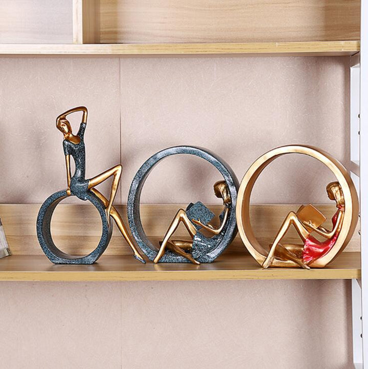 Creative European Miniature Modern Girl Figurines | Stornfield