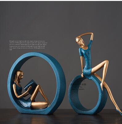 Creative European Miniature Modern Girl Figurines | Stornfield