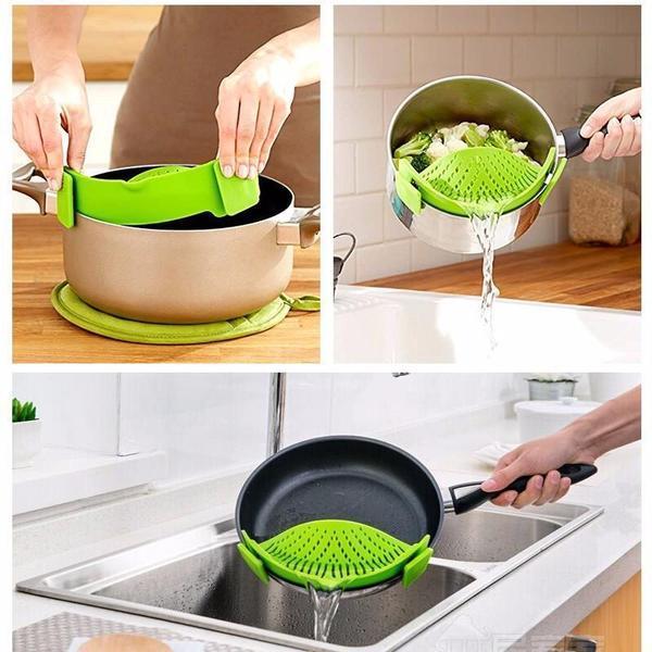 Food Straining Silicone Colander | Stornfield