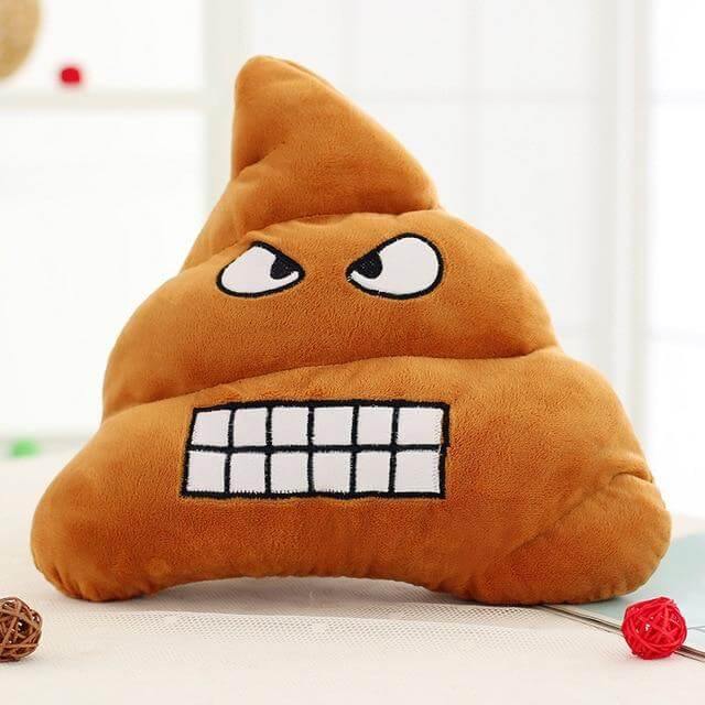 Poop Face Emoji Pillows | Stornfield