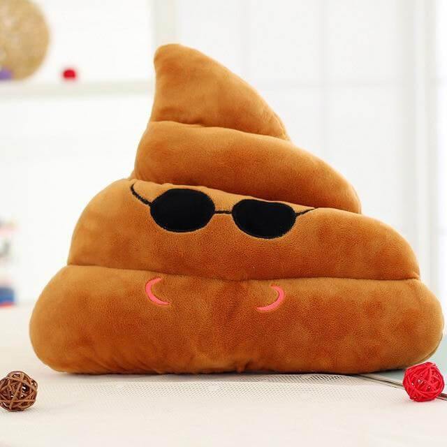 Poop Face Emoji Pillows | Stornfield