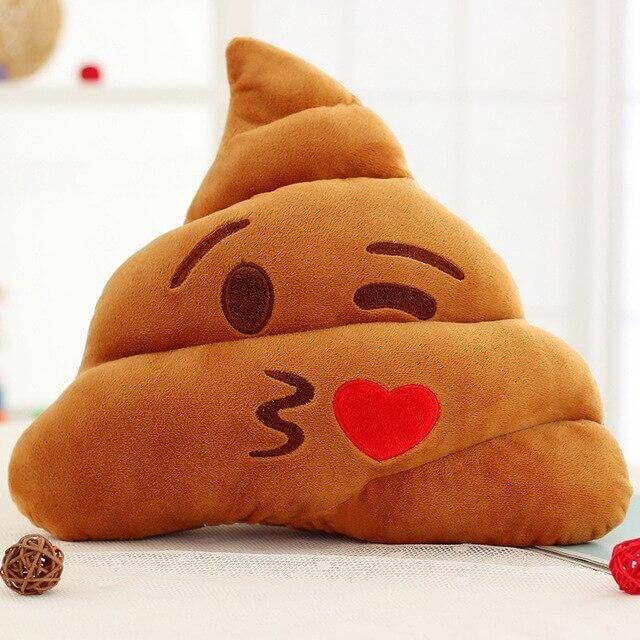 Poop Face Emoji Pillows | Stornfield