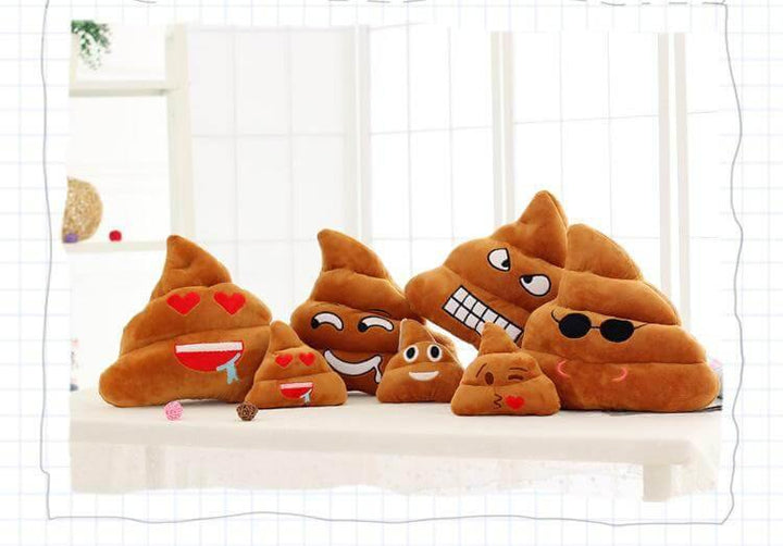 Poop Face Emoji Pillows | Stornfield