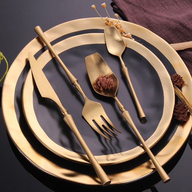 Venice Gold Stainless  Cutlery Set | Stornfield