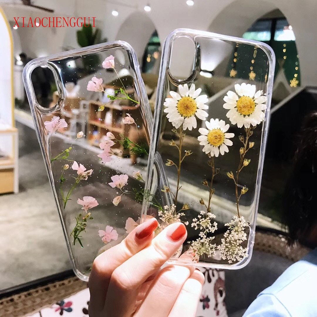DaisyOats - Coque iPhone avec de vraies fleurs séchées | Stornfield
