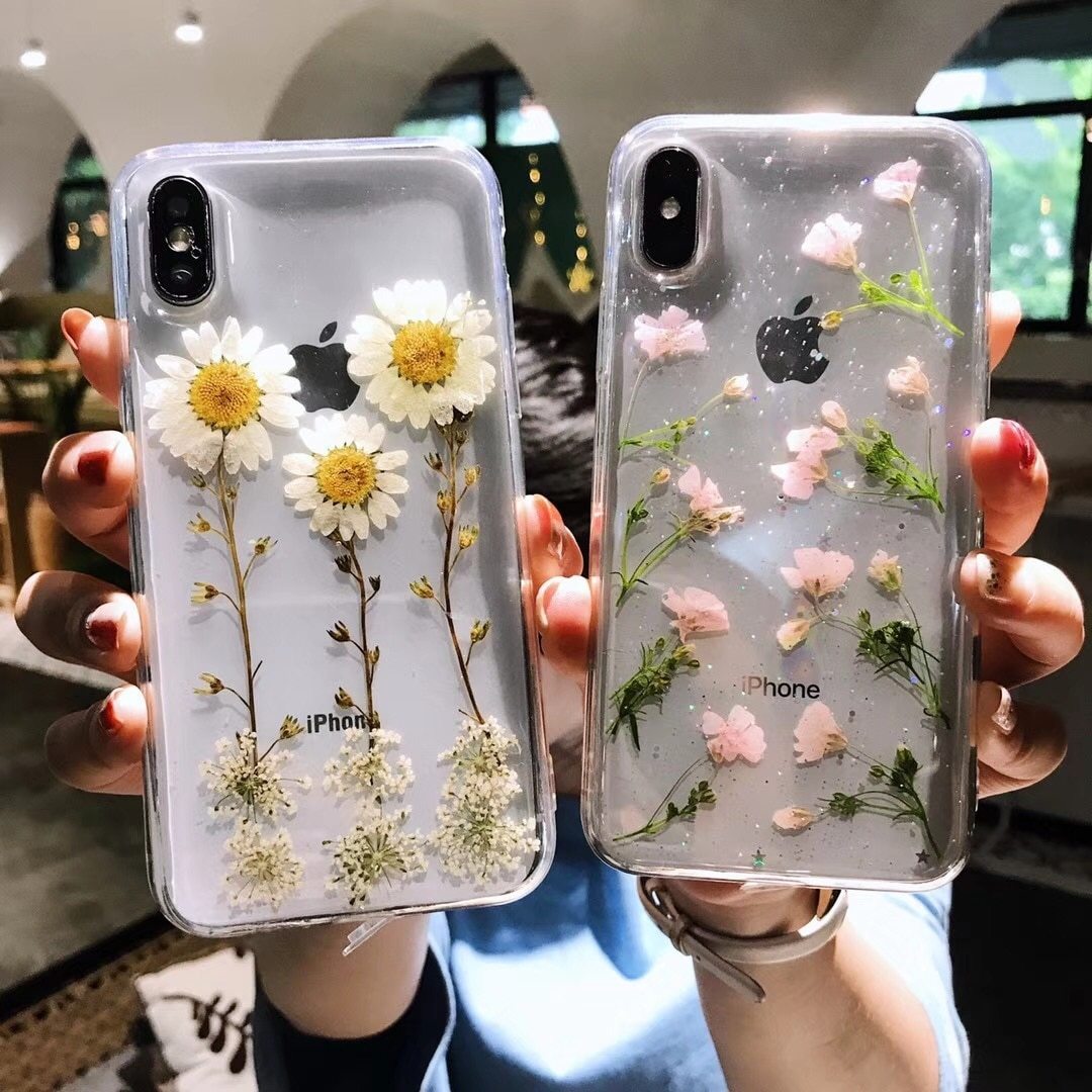 DaisyOats - Coque iPhone avec de vraies fleurs séchées | Stornfield