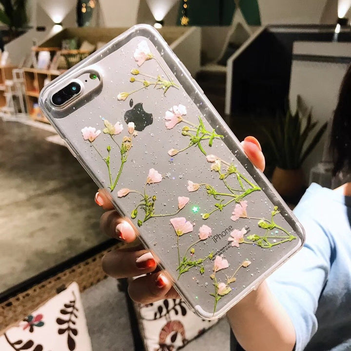 DaisyOats - Real Dried Flowers iPhone Case | Stornfield