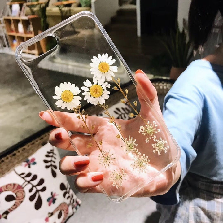 DaisyOats - Real Dried Flowers iPhone Case | Stornfield