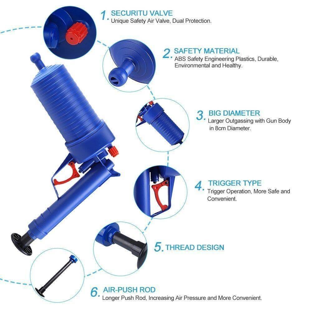 Stornfield | High-pressure air drain cleaner