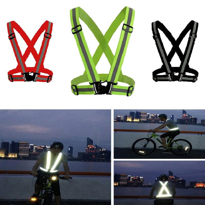 Reflective safety vest with snap closure | Stornfield