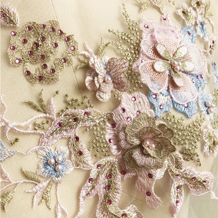 Embroidered and beaded flower patch | Stornfield