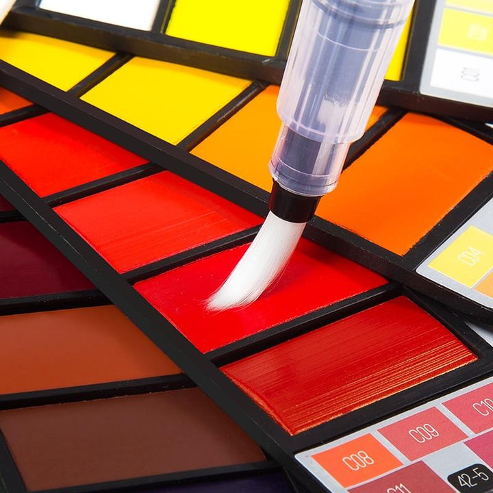 Watercolor Paint Set with Water Brush & Pigment | Stornfield
